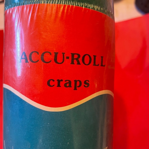 Tobax Games Rare Vintage Accuroll Craps Layout Cloth 7x3 Poshmark